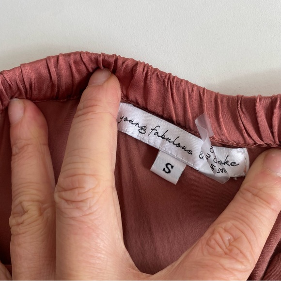 Young Fabulous & Broke Felicity Satin Midi Skirt - Picture 10 of 14